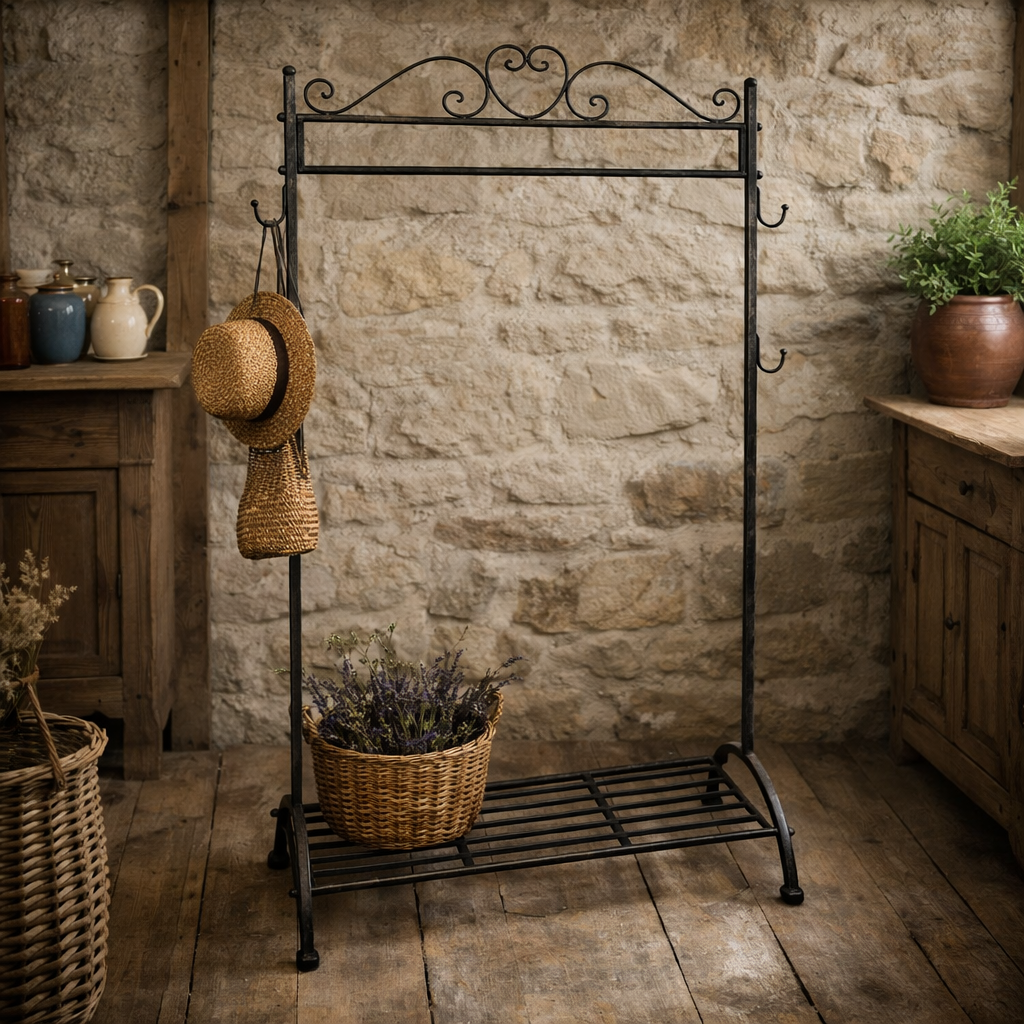 Stojan na šaty Luberon, antique brown