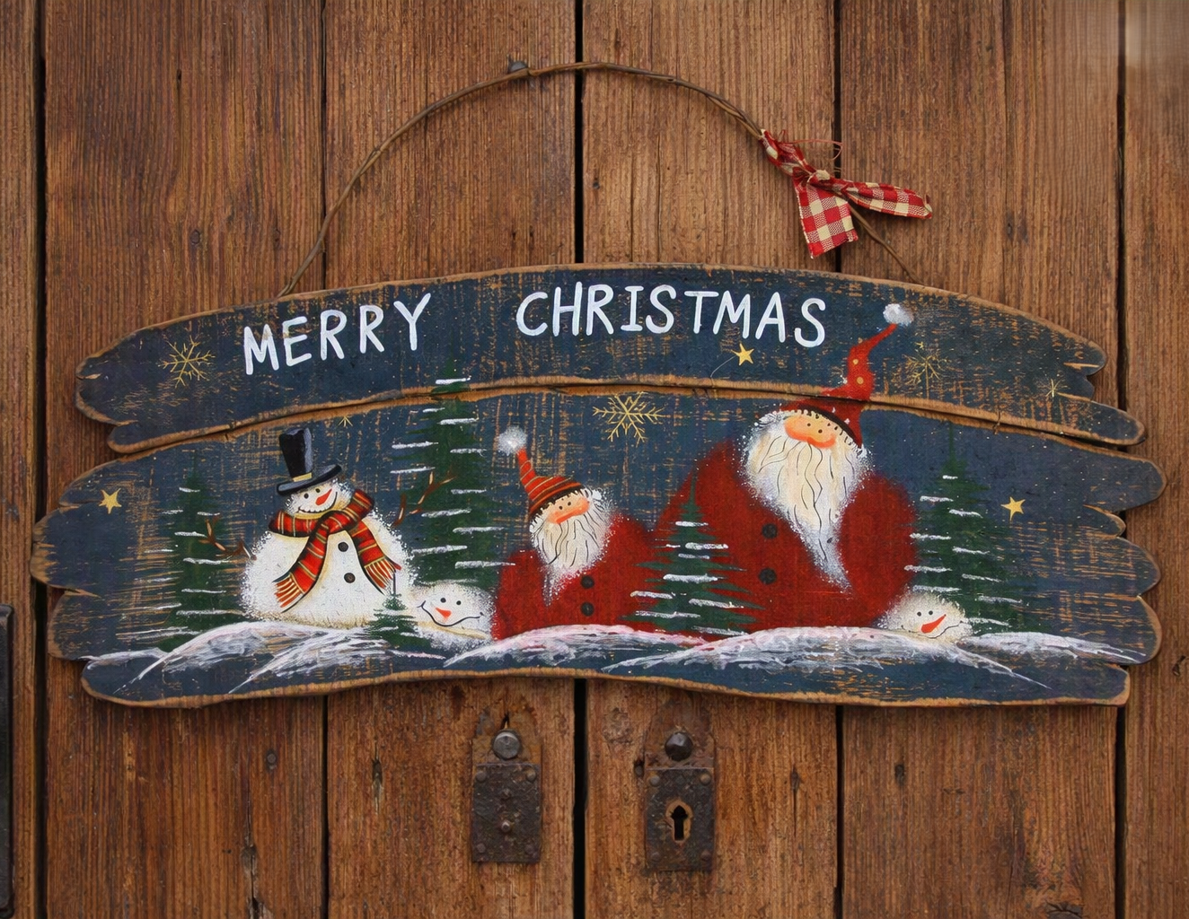 Vianočná tabuľka Merry Christmas