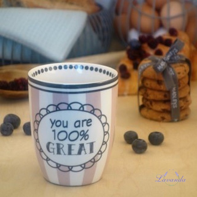 Porcelánový hrnček " You're 100 % Great "