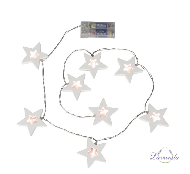 Vianočná LED svetelná reťaz Hviezdy
