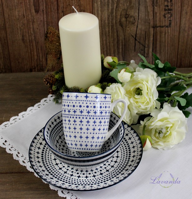 Porcelánový dezertný tanier La Corune, 2druhy