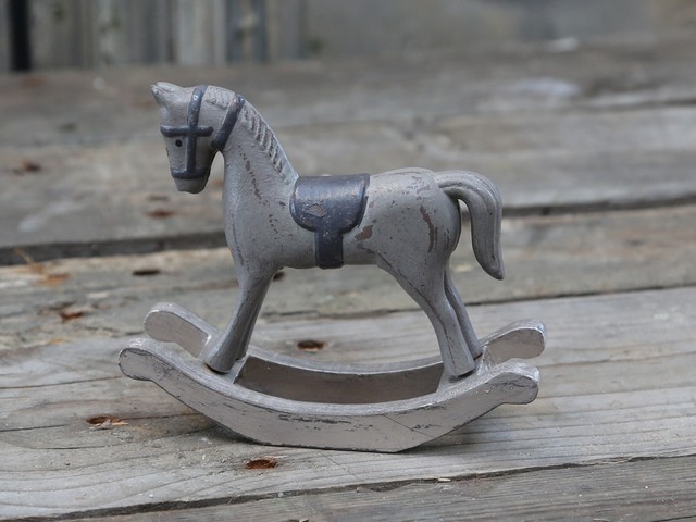 Hojdací koník Antic Silver