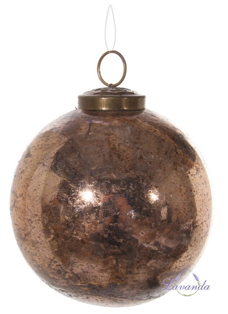 Vianočná guľa Vintage Bronze, veľká