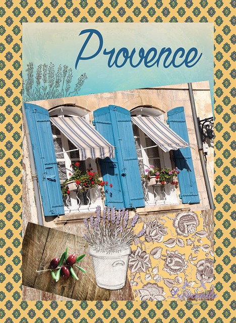 Utierka na riad Provence - žltá